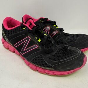 New Balance 750 v1 Running Shoes Womens 8.5 Black Pink Neon W750BP1 Made in USA